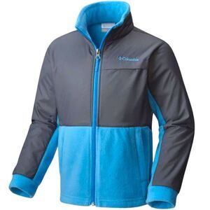 COLUMBIA Kid's Boy's Youth STEENS MOUNTAIN OVERLAY Blue Grey XL 18-20